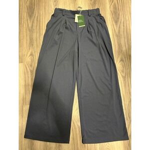 Halara Wide Leg Pants Size L Elastic Waist Pockets Athleisure